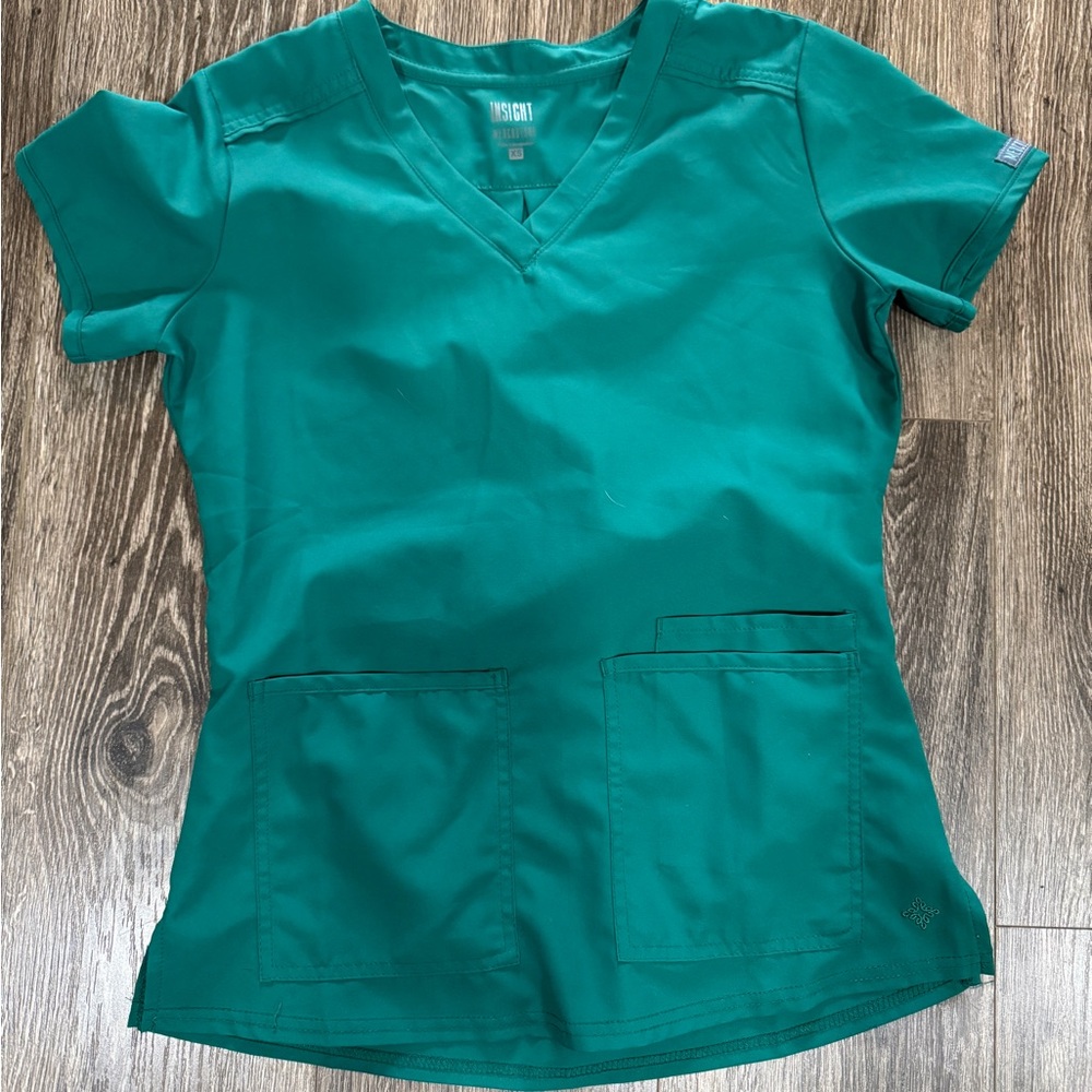 Insight Green Scrub Top